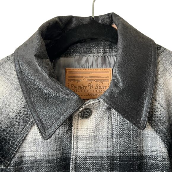 Powder River Outfitters Panhandle Slim Plaid Wool Blend Bomber Jacket Size XXS - Picture 3 of 12